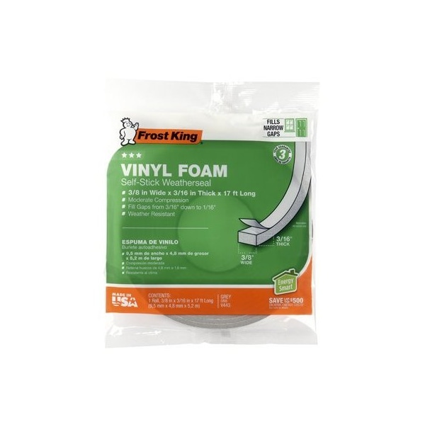 Thermwell Products 38x316 GRY Foam Tape V443H - main